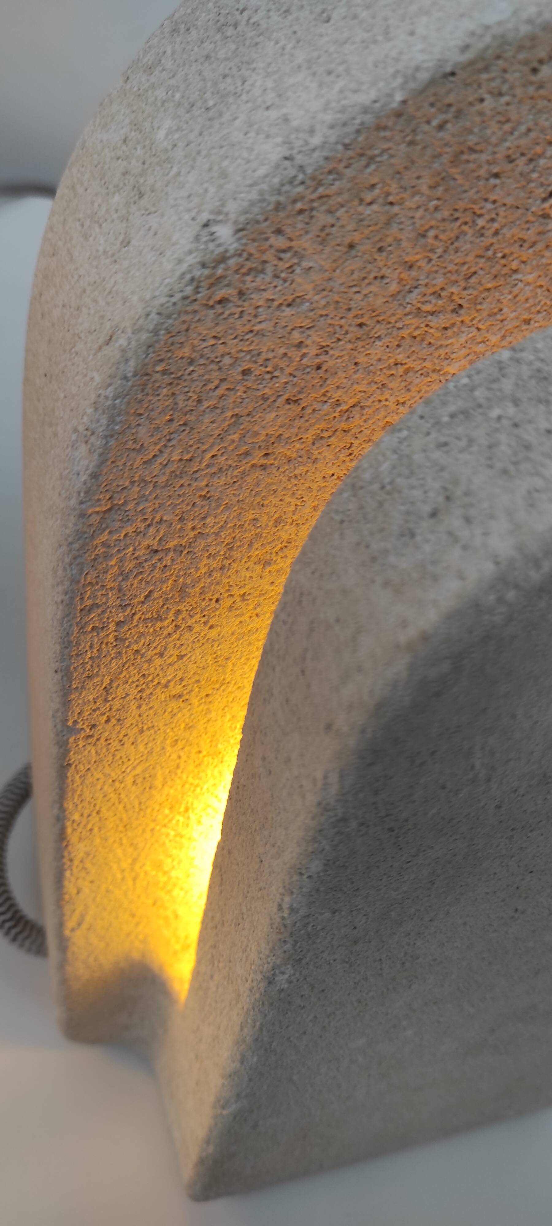 Pair of stone lamps. Albert Tormos 1970