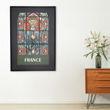 Affiche de voyage SNCF, 87 x 124 cmFrance - La Cathédrale de Bourges