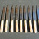 12 Ancient Table Knives Manché Imitation Ivory