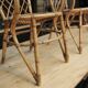 Pair of chairs in rattan 1960 by Louis Sognot