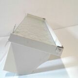 Vintage metal bathroom shelf