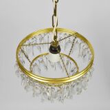 Chandelier with crystals, 1970s