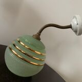 Old gooseneck wall lamp