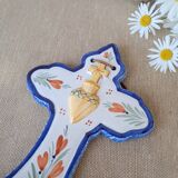 Quimper ceramic holy water font