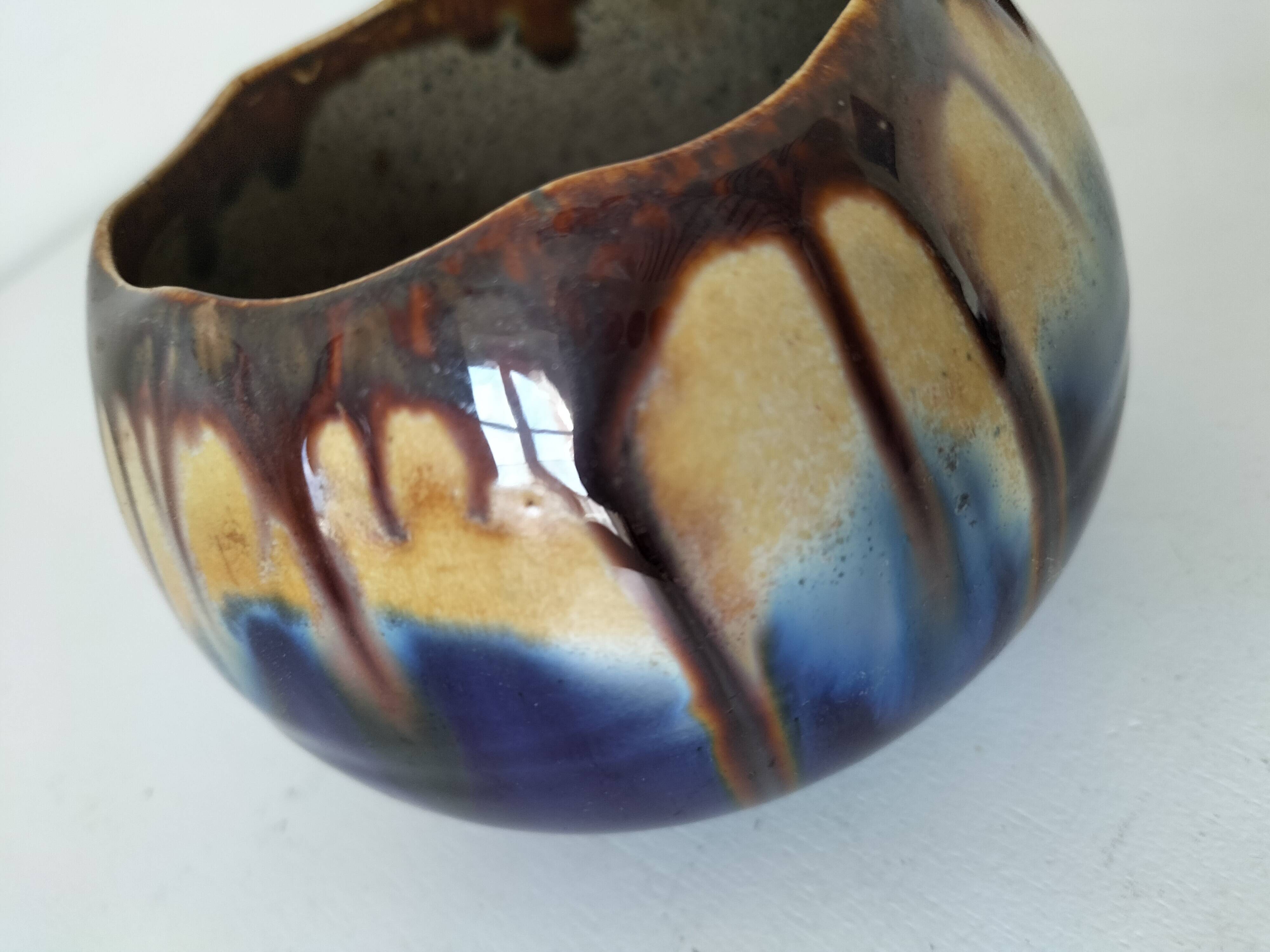 Cast stoneware bowl / bowl - 1970s