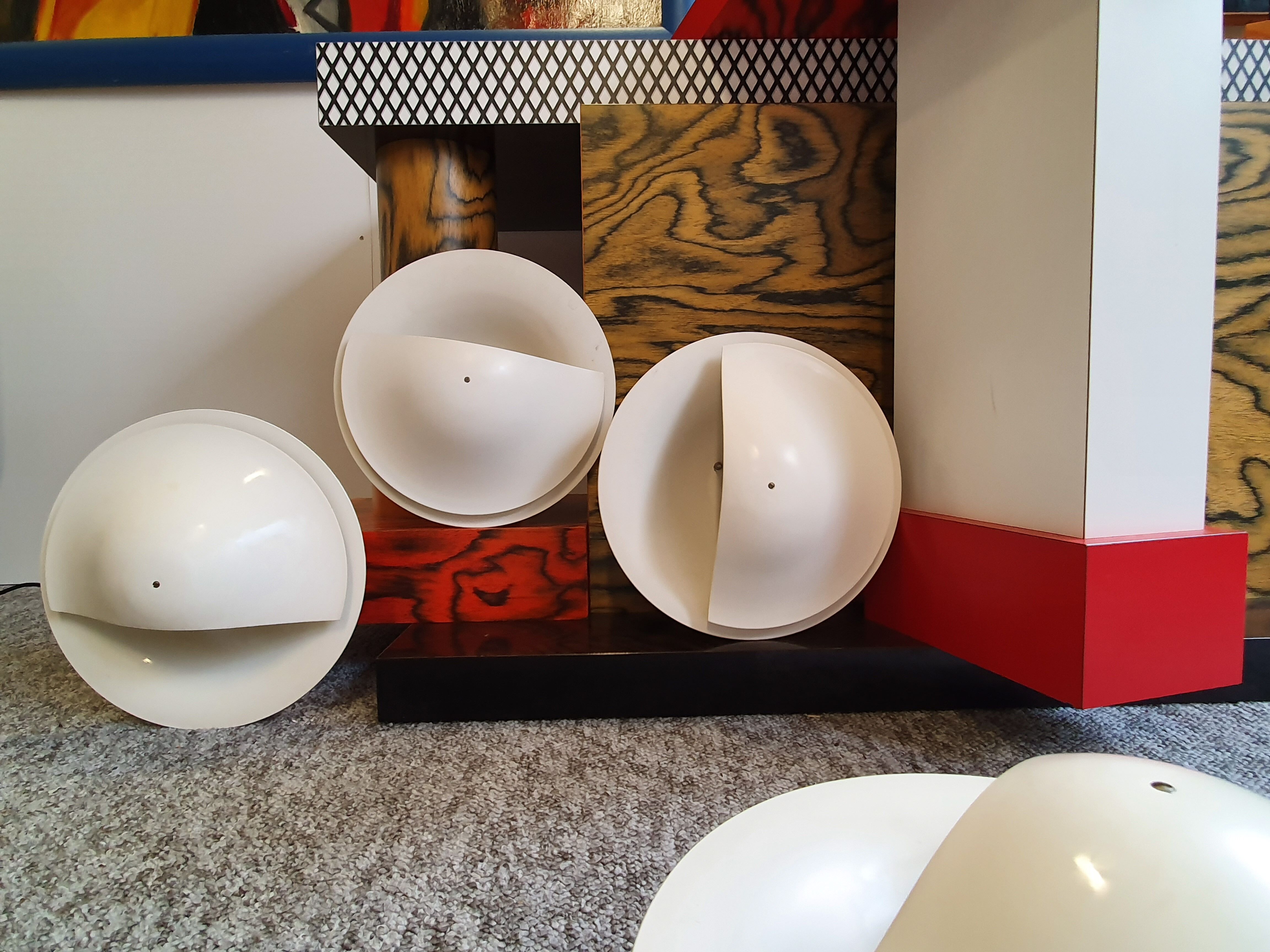 Set of 6 Raak wall light scone, 1970