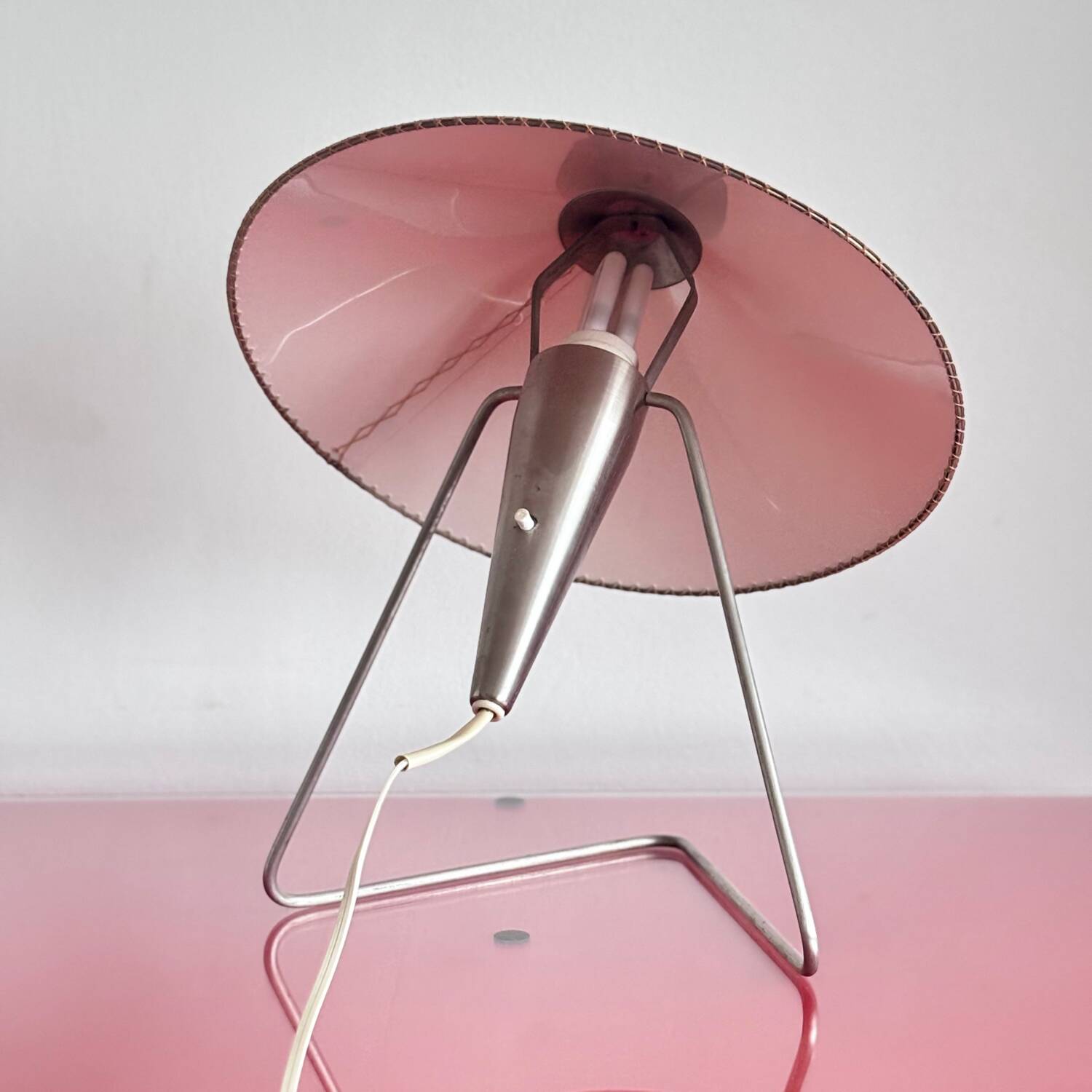 Table lamp 'Chinese' with papyrus share by Helena Frantova for Okolo,