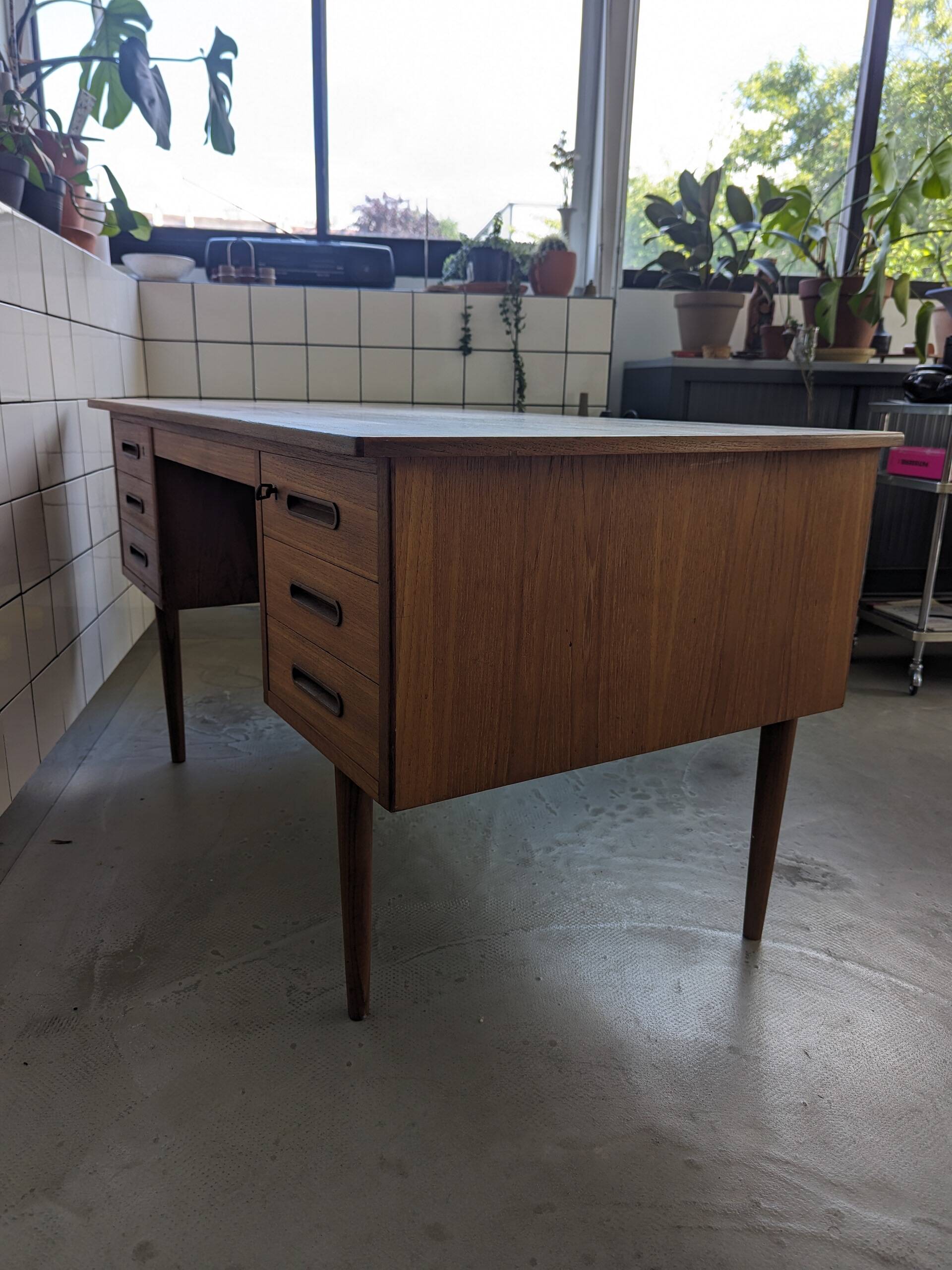 Scandinavian 'double-sided' desk