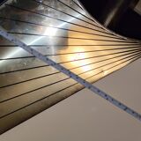 Vintage table lamp the dolphin Croissy white