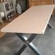 Dining table metal feet
