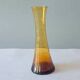 Petit vase soliflore vintage verre ambre