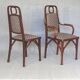 2 chaises et 1 fauteuil Secession Viennoise, 1910-1914