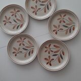 Set of dessert plates from the Revernay Art Workshop