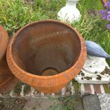 Cast iron Medici Anduze vase, garden decoration