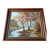 Tableau huile sur toile signé LEPAGE