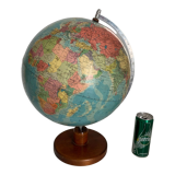 Vintage globe 1973 terrestrial Räth ex-GDR - 48 cm
