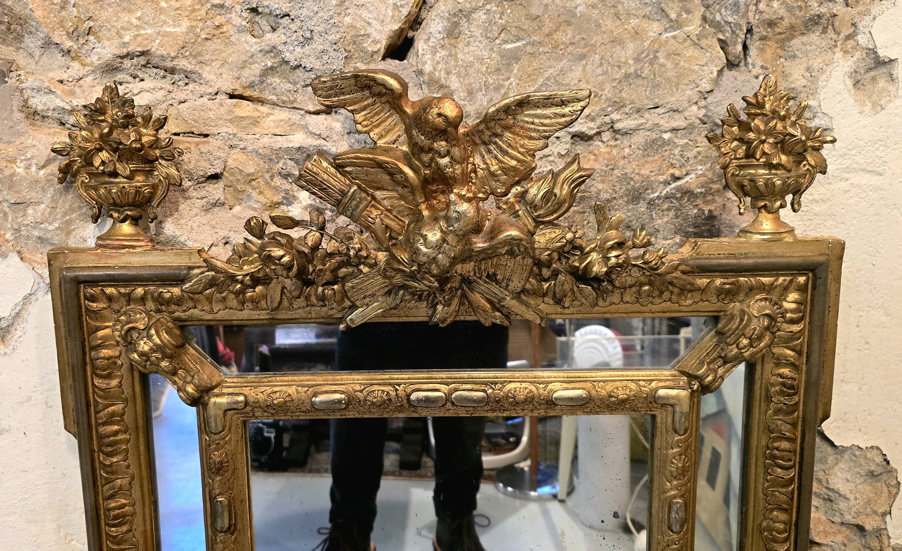 Mirror with parcloses, Napoléon III period