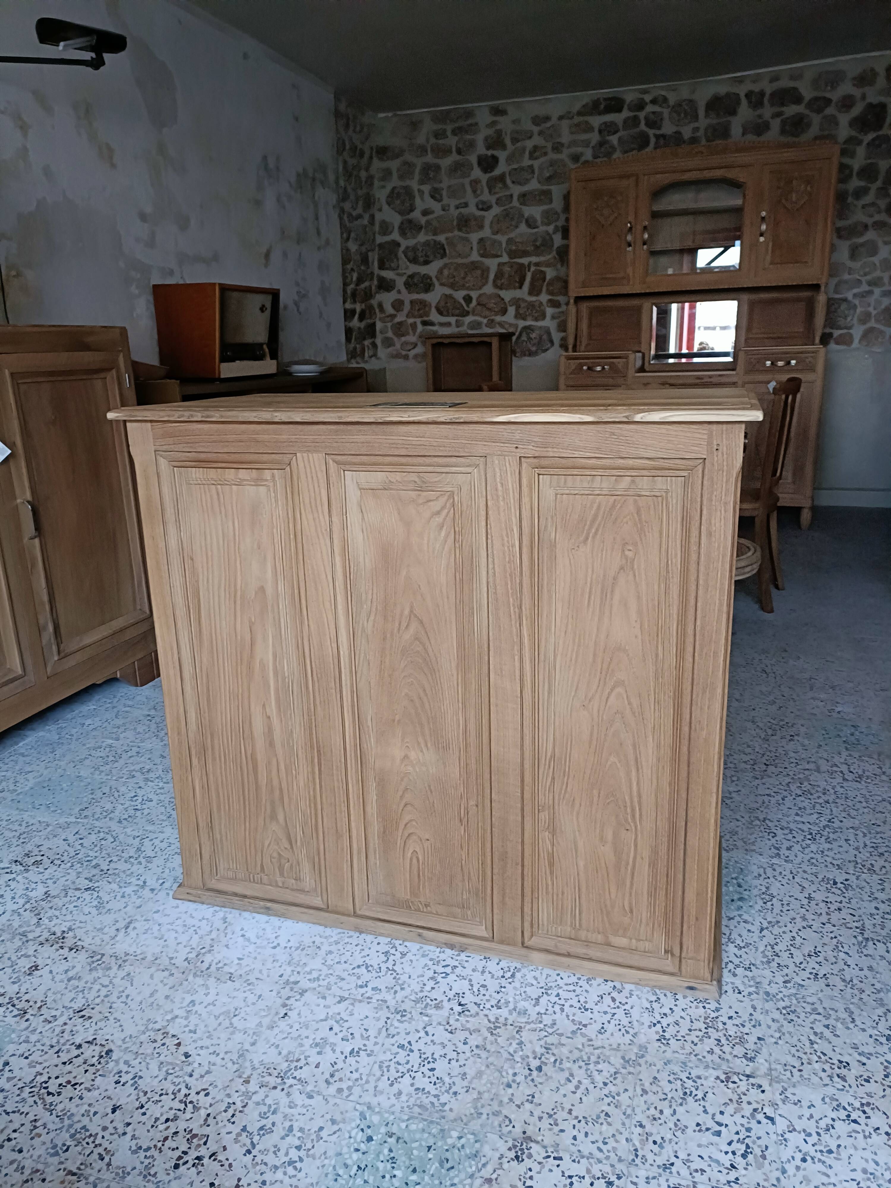 Renovated shop counter