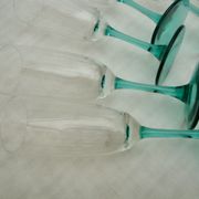 6 glasses champagne flutes