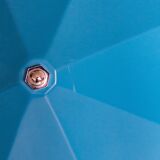 Lampe en métal Parasol bleue, Pool Studio x Habitat, 2014