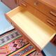 Teak ring buffet in vintage retro style from the 60s-70s.