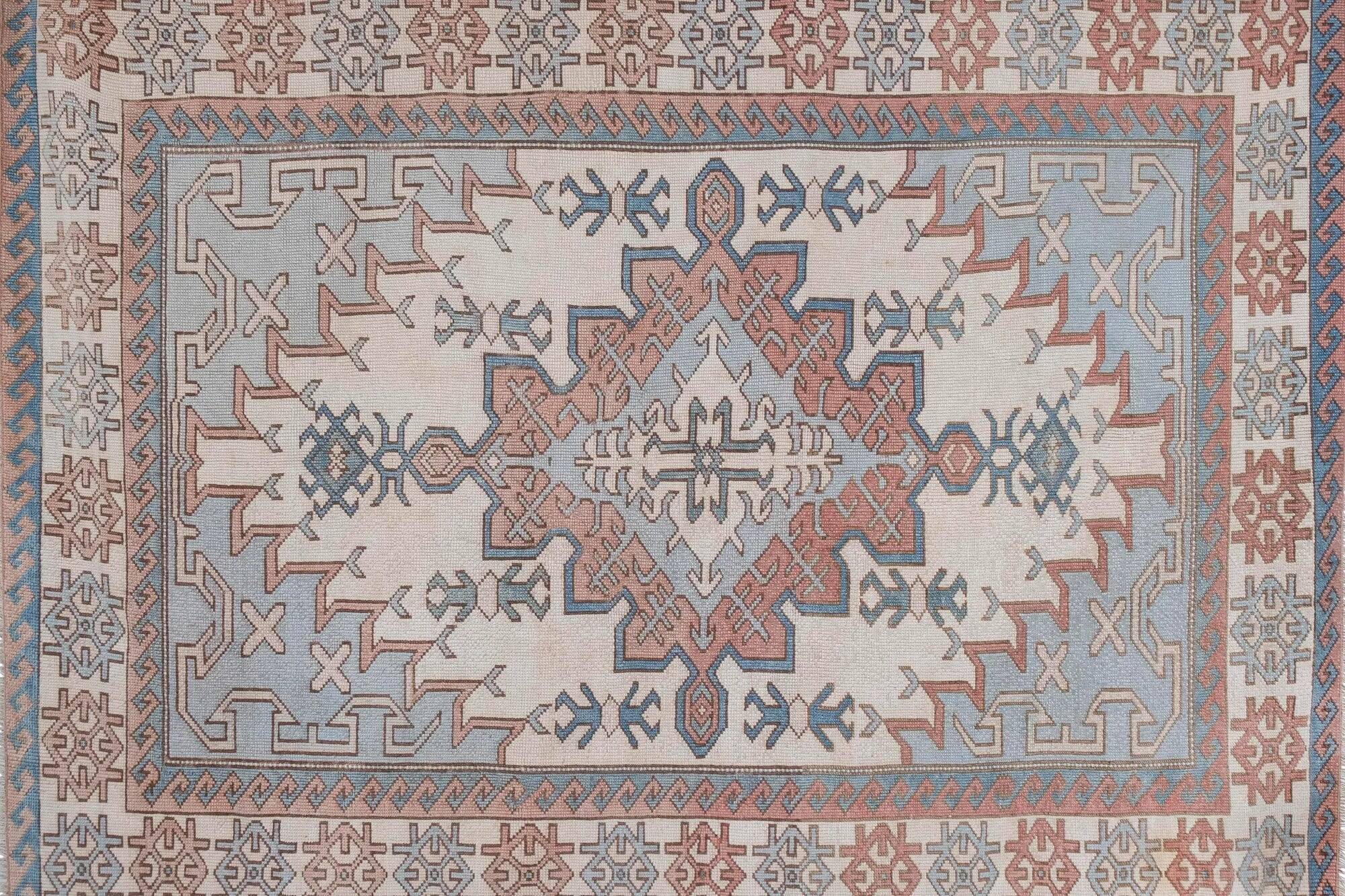 Vintage Turkish Oushak rug 173x227 cm
