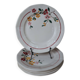6 Sarreguemines flat plates, Bitche model