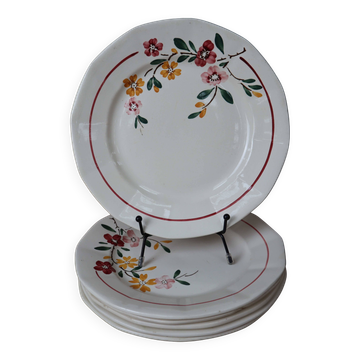 6 Sarreguemines flat plates, Bitche model