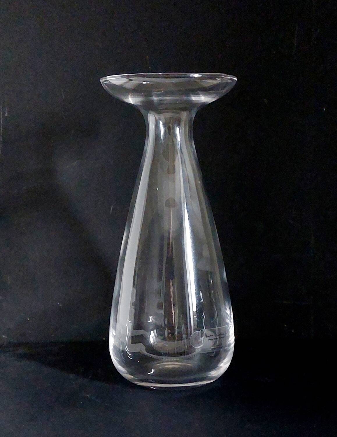 Blown glass designer vase