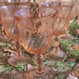 Set of twelve foot glasses Rosaline D'arcoroc Luminarc