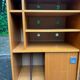 Berlioz 1970 storage cabinet on wheels in oak