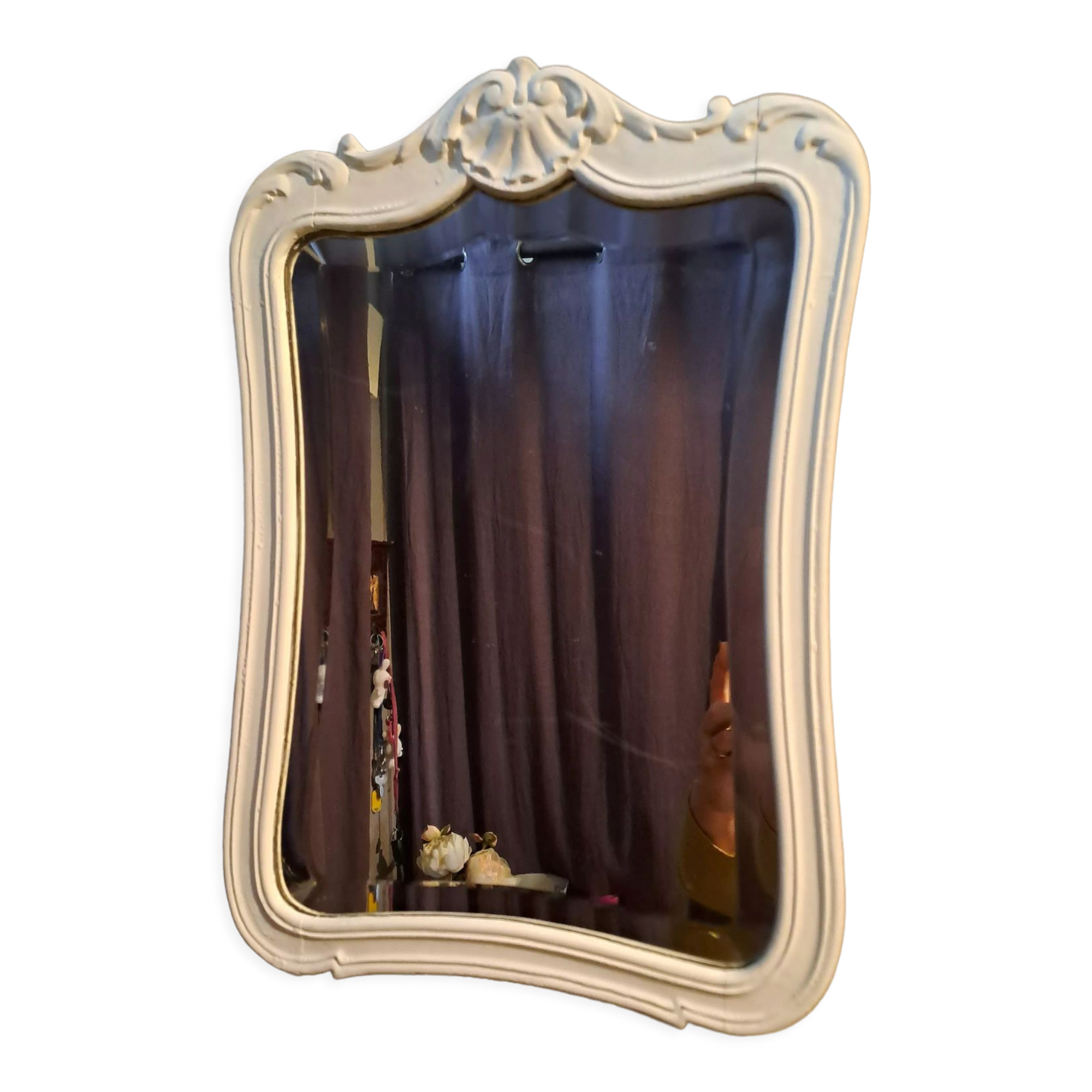 Mirror carved wood 1960 32x45cm