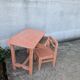 Child's desk and its chair