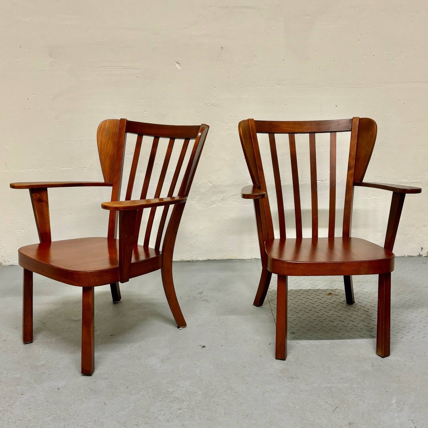Mid-Century Armchairs by Fritz Hansen from the 40s