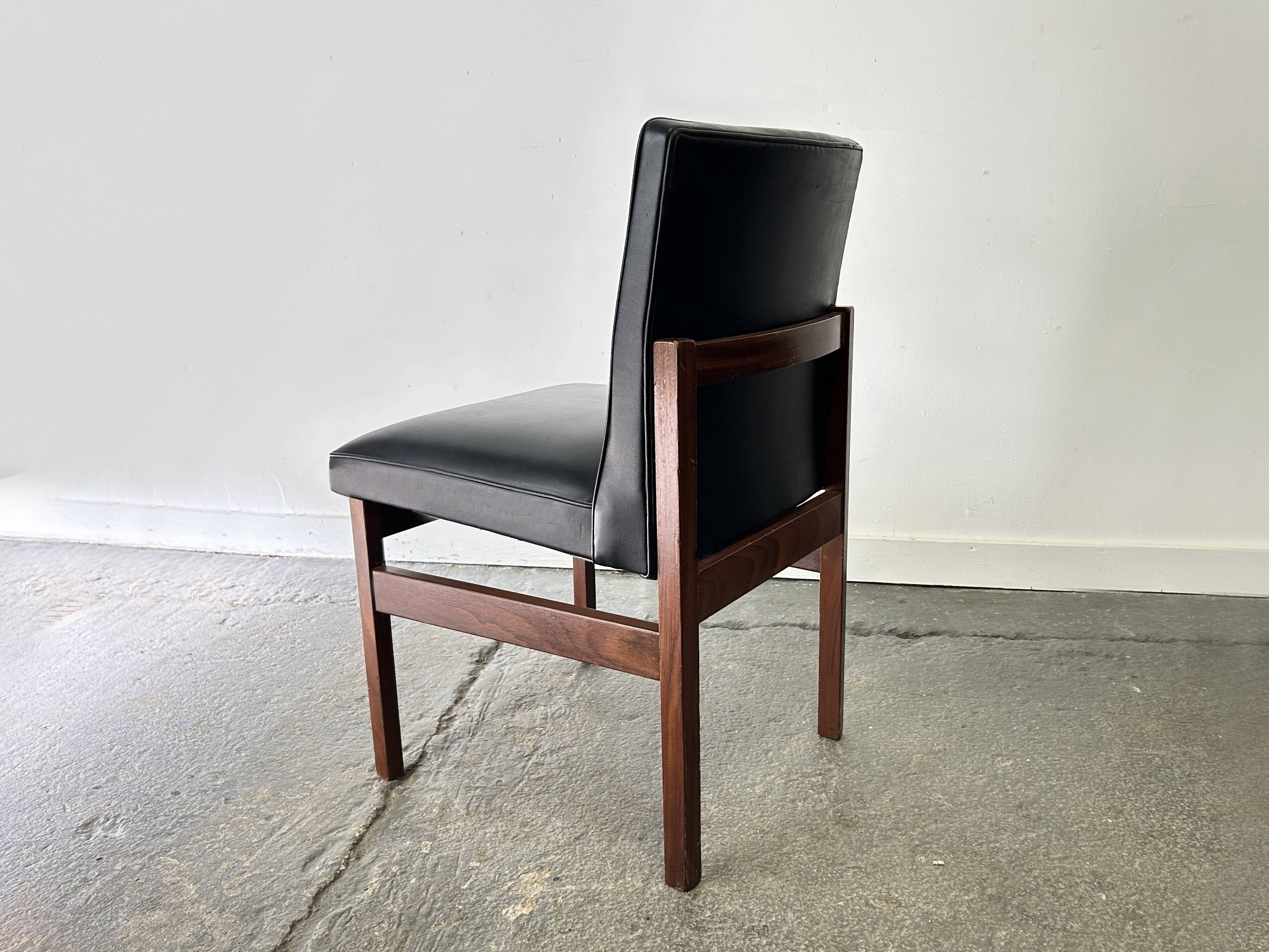 Set of 4 Mid-Century 1960s solid teak dining chairs by Peter Hayward for Va