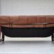 Années 1970, design norvégien de Jan Erik Lindgren. Canapé 2 places modèle "Amazon".