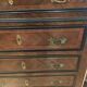 Weekly cabinet in rosewood from Rio and India and blackened pear Napoleon III