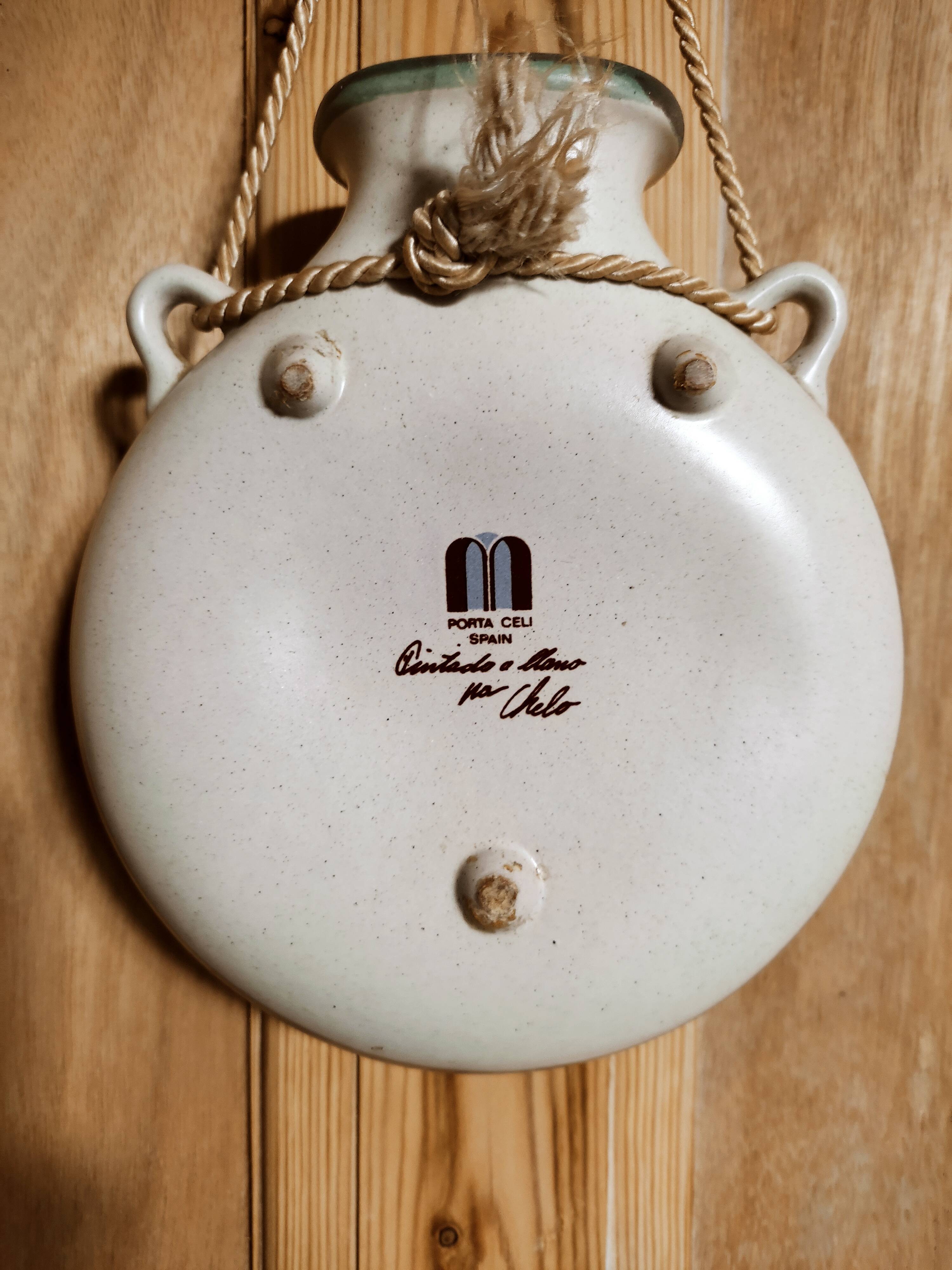 Ethnic ceramic wall vase