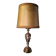 very beautiful empire lamp, 1960 gold chrome steel small trace of normal wear, 31x20