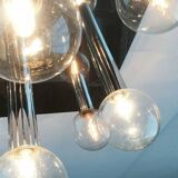 Vintage German Space Age replacement or spare glass piece for lamp by Motoko Ishii for Staff, 1970s.