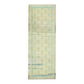 Tapis vintage turc Oushak fait à la main en laine et coton