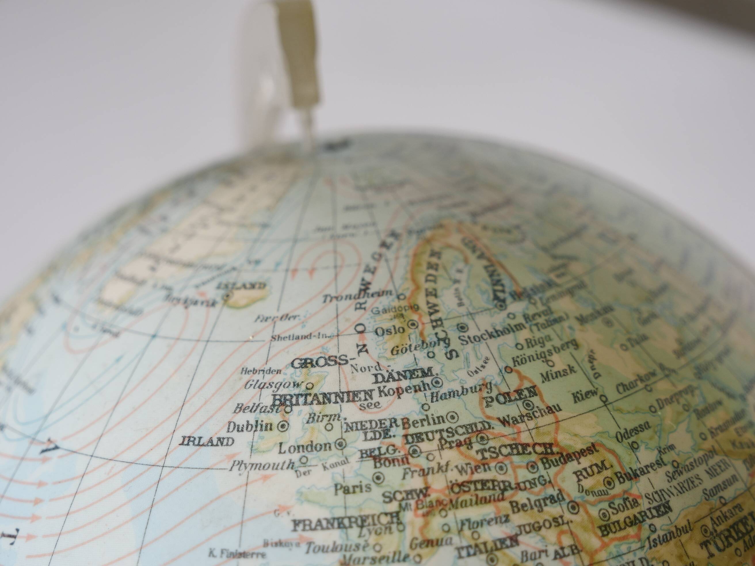 Space Age Illuminated Globe by Marco Polo for Südwest Verlag, 1970s