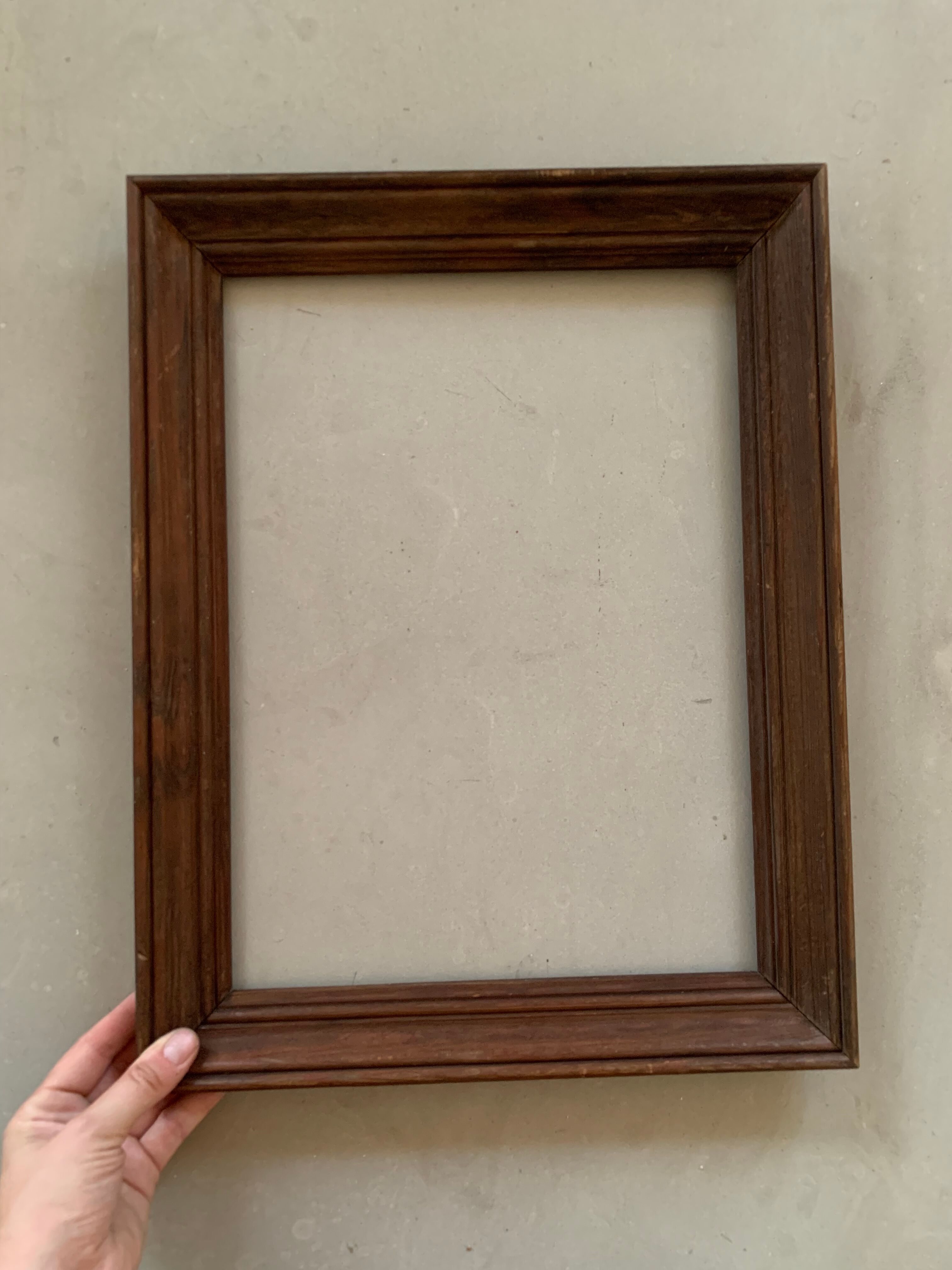 Old wooden frame 45x35cm