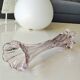Large Floral Design Vase. Blown Murano Art Glass. Pink Tones, 30.5cm