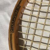 Head graphite vintage wooden racket