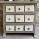 Castilian style wooden chest of drawers