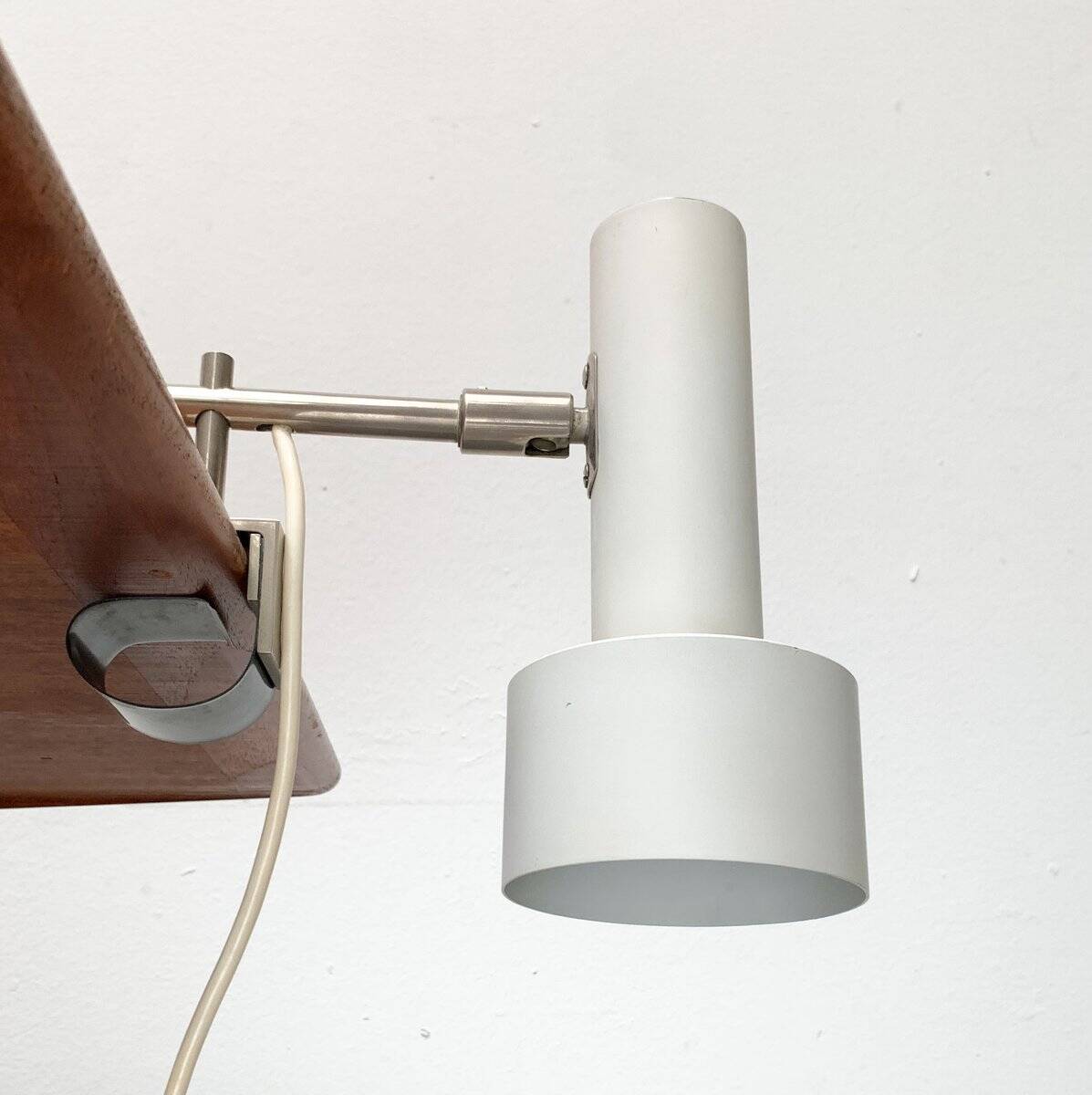 Applique, lampe à pince minimaliste de Beisl, Allemagne années 1960