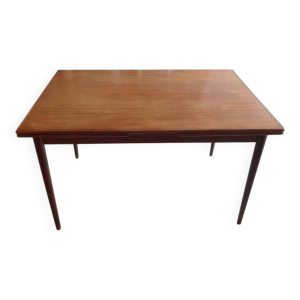 Table vintage en teck Willy Sigh