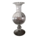 Ball soliflore vase on foot in blown glass