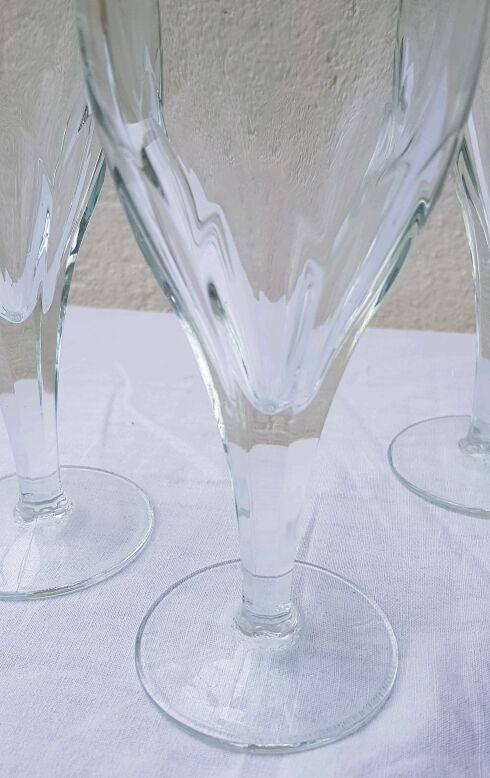6 foot glasses in thick beveled glass